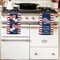 4th of July Kitchen Towels Patriotic Decorations Stripe Stars Heart Dish Towels Memorial Day Independence Day Hand Towels 18x26 Inch Set of 2